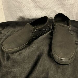Womens slip on black vans